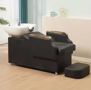 Prix de gros, couleur personnalisée, fauteuil de lavage moderne pour salon de coiffure, mobilier de salon de coiffure en cuir synthétique, utilisation en salon de barbier - Product Image 1