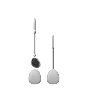 Brosse de toilette souple en PP, ensemble combiné, usage domestique, nettoyage multifonctionnel sans angles morts, conception brevetée personnalisée - Product Image 6
