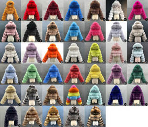 Janefur Customized Women Fashion Real Fox <strong>Fur</strong> Coat Thick Ladies Fox <strong>Fur</strong> Coat Winter Cropped Genuine Fox <strong>Fur</strong> <strong>Hooded</strong> <strong>Jacket</strong> - Product Image 3