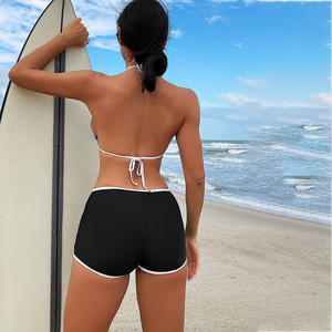 Rắn màu cao cắt của phụ nữ sexy swimswer <span class=keywords><strong>Bikini</strong></span> hai mảnh thiết lập Áo ngực pantie quyến rũ của phụ nữ chia Áo Tắm thiết lập kỳ nghỉ bãi biển - Product Image 3