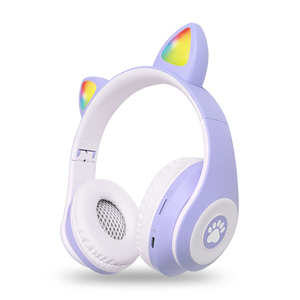 Tai Nghe Không Dây Màu Mới Tai Nghe & Tai Mèo Bluetooth Không Dây Bluetooth V5.0 Âm Trầm Stereo Mạnh Mẽ - Product Image 4
