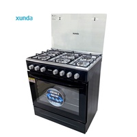 Four à pizza intégré Xunda, 30 pouces, en acier inoxydable, cuisinière à gaz 5 brûleurs, four autonome, cuisinière à gaz chinoise
