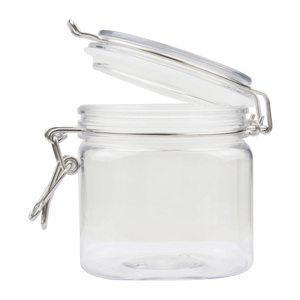 Tarro PET Transparente de 500ml con Tapa Abatible, a Prueba de Olores, para Miel y Crema, de Grado Alimenticio, Venta al Por Mayor - Product Image 3