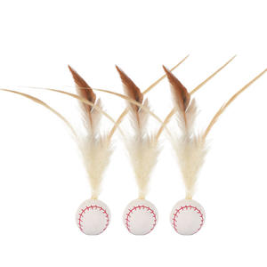 Xinle ลูกบอลขนไก่พลาสติกสำหรับ<span class=keywords><strong>แม</strong></span>วของเล่นที่มีขนแบบโต้ตอบเล่นด้วยตัวเองเป็น<span class=keywords><strong>ม</strong></span>ิตรกับสิ่งแวดล้อ<span class=keywords><strong>ม</strong></span> - Product Image 5