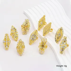 JXX wholesale price brass jewellery accessories women jewelry rings dubai gold ring designs ring woman bulk