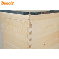 Fabrikneue neuseeländische Kiefernholz-Bienenkasten-Box, unmontiert, 8-Waben-System, australische Ausführung, 20 mm dick, für Bienenzucht, mit 1 Jahr Garantie