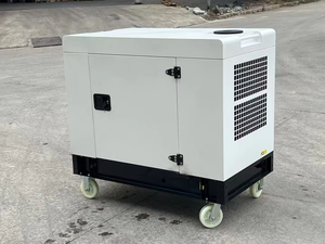 BSパワー10KW 12K 15KWスーパーサイレントデュアルシリンダーディーゼル発電機家庭用電気発電機 - Product Image 4