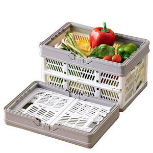 Cesta Organizadora Plegable de Plástico PP Grande y Apilable para Almacenamiento en Cocina, Ideal para Compras, Snacks, Alimentos y Juguetes - ¡Venta Caliente! - Product Image 1