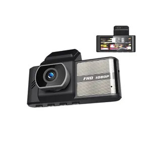 Dash Camera con scheda SD, dashcam per auto anteriore Full HD 1080P Dash cam 140 telecamere da cruscotto grandangolari per camion auto