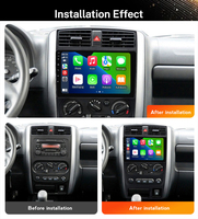Système de navigation GPS 9 pouces BT WIFI Android pour Suzuki Jimny 2007 2008 2009 2010 2011 2012 Lecteur multimédia Carplay stéréo de voiture