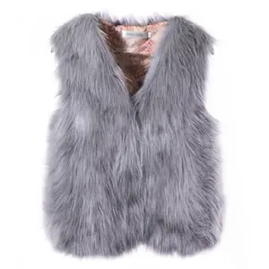 New Autumn Winter Leisure Luxury Warmth Fox-like Fur Women's Fake Fur Waistcoat