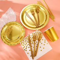 personnalisé fête d'anniversaire décoration motif fête vaisselle jetable assiettes et tasses en papier ensemble