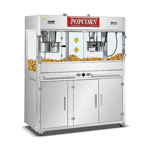 Machine à Popcorn Automatique Verticale à Double Cuve Haute Production Foodsense Commercial 16 OZ - Product Image 1