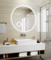 CE ETL Certified Customized Frame LED Backlit Bathroom Mirror Wall Mounted Illuminated Smart LED Mirror Defogging Modern Hotels