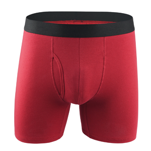 Free Samples High Quality Male Classic Solid Cotton Stretch Briefs Shorts Underwear Open <strong>Fly</strong> Pouch <strong>Boxer</strong> for Men - Product Image 4