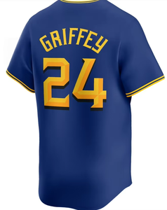 Nueva Camiseta de Béisbol para Hombre, Cosida, de Primera Calidad, de los Equipos de EE. UU., con los Números 44 de Julio Rodríguez, 24 de <span class=keywords><strong>Ken</strong></span> Griffey Jr. y 51 de Ichiro Suzuki, Venta al por Mayor - Product Image 3