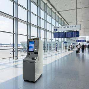 כספומט להמרת מטבעות מתכת, קיוסק חילופי מטבעות אוטומטי, מדפסת קבלות 80 מ\\\"מ, עומד על הרצפה - Product Image 3