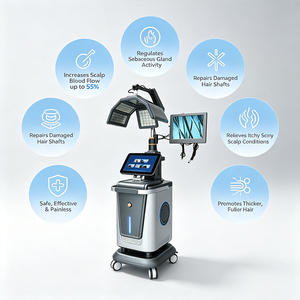 Professional Hair Loss Scalp Treatments <b>Machine</b> H2 Model ABS Material <b>Microcurrent</b> Technology for Hair Spa Regrowth - Product Image 6