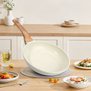Maifan Stone Frying Pan Set 3-Piece Non-Stick Composite Bottom Pancake Pan Household Kitchen Wok - Product Image 2