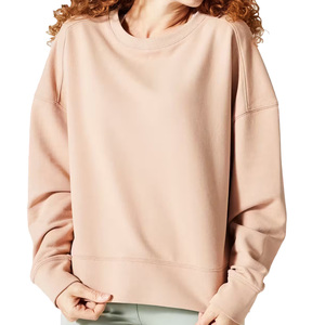 Sweat-shirt confortable en tricot pour femme, style pull à manches longues, respirant, écologique, parfait pour un usage quotidien décontracté - Product Image 4