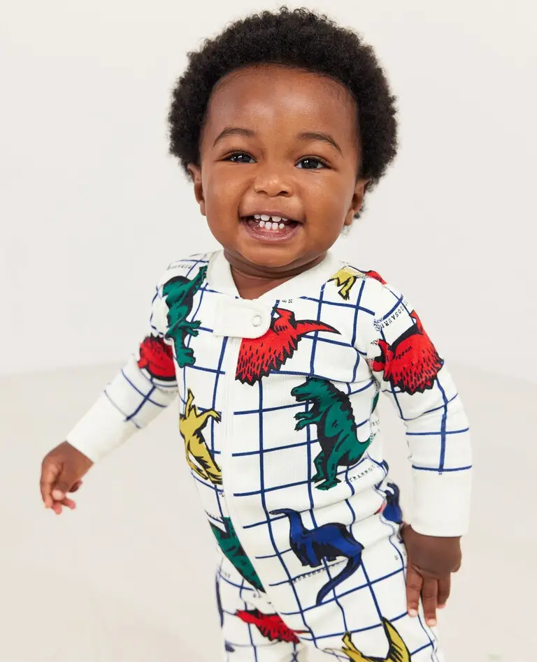 GOTS sertifikalı organik pamuk yenidoğan giyim özelleştirilmiş bebek Romper yumuşak bebek pijama