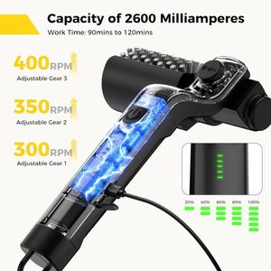 Nettoyeur électrique sans fil sans poils pour cuisine et barbecue, rechargeable USB-C, étanche - Product Image 3