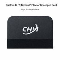 Protector de Pantalla para Teléfono, de PVC Rígido, con Espátula de Plástico y Microfibra Suave, Forma Cuadrada, Anti-Rayones