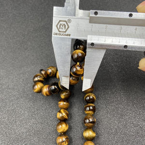 Commercio all'ingrosso di alta qualità cattolico cristallo naturale giada agata nappe musulmane preghiera il rosario braccialetto blu - Product Image 4