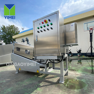 新しいステンレス鋼スクリュープレス脱水スラッジ機フィルタープレス機器モーターポンプウォーターレストラン製造プラント - Product Image 2