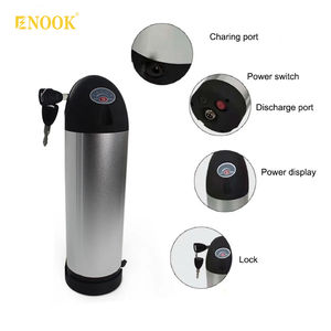 사용자 정의 실버 전기 자전거 물병 배터리 36V 9Ah 리튬 이온 다운 튜브 Ebike 배터리 팩 - Product Image 4