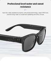 Lunettes de soleil intelligentes avec écouteurs à conduction osseuse, audio HIFI, traduction IA, contrôle tactile, étanchéité IP68, monture métallique, chargement Type-C