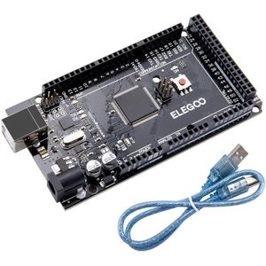 Placa ELEGOO MEGA R3 Cortex A8 con 256KB de Memoria + Cable USB, Kits de Placas de Demostración y Prototipos Compatibles con RoHS - Product Image 1