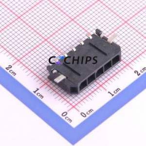 436500512 Wire-to-Board Pin Header SMD,P=3mm,Horizontal Mount Connector 1x5P 3mm Horizontal Mount Micro-Fit (MX 3.0) - Product Image 2