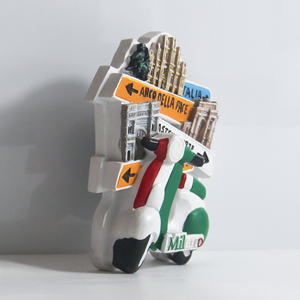 <span class=keywords><strong>Milano</strong></span> italia magnete frigo 3D in resina città Souvenir turistico adesivo magnetico Craft Milan Italy frigo magnete collezione - Product Image 3