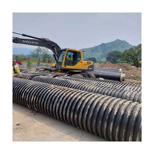 Tubo in HDPE Krah con rigidità ad <span class=keywords><strong>anello</strong></span> SN4/SN8/SN12.5 per applicazioni di drenaggio - Product Image 5