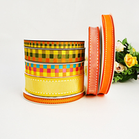 Largeur personnalisée de garniture de ruban gros-grain sergé 100% polyester écologique