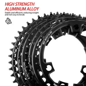 WUZEI 110BCD 36/38/40/42/44/46/48/50/52/54/56/58T Plato de <span class=keywords><strong>bicicleta</strong></span> de carretera de 4 garras para <span class=keywords><strong>Shimano</strong></span> R7000 R8000 4700 R2000 R3000 Piñón - Product Image 6