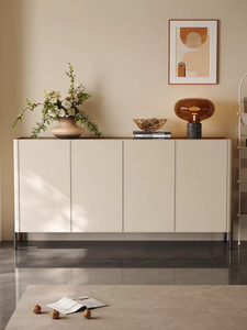 Mobile Laterale Moderno Minimalista in Lastra di Roccia, Credenza da Parete per Sala da Pranzo, Vendita Diretta di Fabbrica, Arredamento per la Casa - Product Image 1