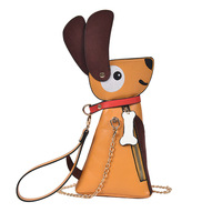 2022 New Fashionable Lady Dog Shape Bag Unique Animal Clutch Bags Women's Designer Handbag and Purse