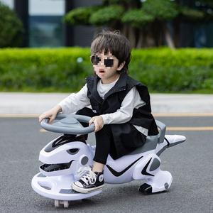 รถโยกหมุนได้สำหรับเด็กอายุ 1 ปีขึ้นไป ของเล่นขี่เล่นสำหรับพ่อแม่ลูก เด็กชาย เด็กหญิง ของขวัญวันเด็ก ลายไดโนเสาร์ <span class=keywords><strong>สี</strong></span><span class=keywords><strong>เบ</strong></span>จเทา - Product Image 5