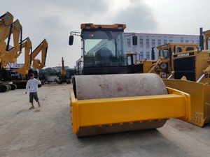 <b>Used</b> <b>Road</b> <b>Roller</b> Good Condition Saving Fuel Diesel Original Engine Low Working Hours for Construction Projects in Stock - Product Image 2