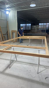 2025 Modern Fixed Aluminum Alloy Frame Horizontal Design <strong>Window</strong> for Outdoor Kitchen Door Exterior Home Use for Apartment Villa - Product Image 3