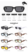 Lunettes de soleil 2025 mode petites lunettes carrées nouvelle mode personnaliser Logo à la mode femmes lunettes de soleil hommes lunettes KO5811