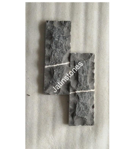 Dalles de pierre calcaire naturelle noire du Rajasthan, qualité supérieure, carreaux de pierre calcaire polis pour les murs, les sols et les espaces extérieurs de la maison - Product Image 2