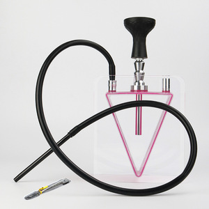 Juego de <span class=keywords><strong>Cachimba</strong></span> <span class=keywords><strong>Triangular</strong></span> de Acrílico de Alta Calidad con Base Grande, <span class=keywords><strong>Cachimba</strong></span> Árabe con Base Acabada - Product Image 2