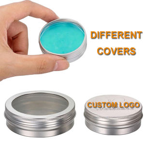 Contenedores de Metal vacíos redondos con tapa de tornillo, tarro para velas de crema, jabón de estaño de aluminio de 15ml, latas pequeñas redondas de aluminio para cosméticos - Product Image 3