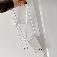 Collier Cross Body Strap avec lanière Housse en silicone pour iPhone 11 12 13 14 15 Pro Max