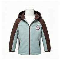 Veste Softshell Enfant Personnalisée OEM 3-en-1 Imperméable Coupe-Vent avec Doublure Polaire Amovible pour Activités de Plein Air
