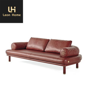 Produttore di vendita calda su misura di lusso soggiorno divano <span class=keywords><strong>Nevada</strong></span> nuovo Design soggiorno in vera pelle divano mobili - Product Image 1