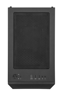 SilverStone FARA H1MB-G MATX <b>Gaming</b> Case Tempered Glass Side Panel High-Airflow Mesh RGB <b>Lighting</b> Adjustable PSU Dust Filters - Product Image 6